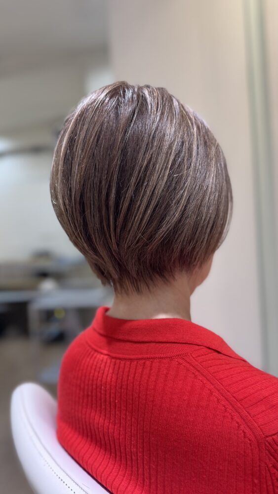大人可愛いショートボブ
