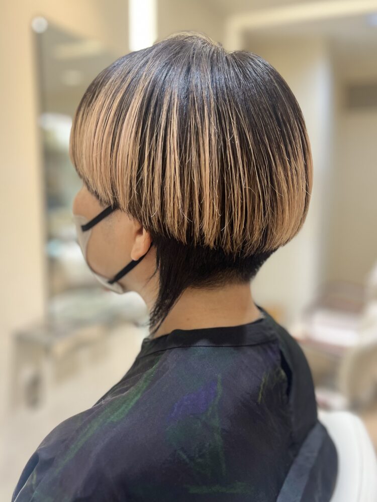 刈り上げマッシュウルフ